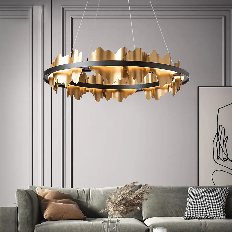Postmodern Italian Minimalist Luxury Living Room Dining Chandelier