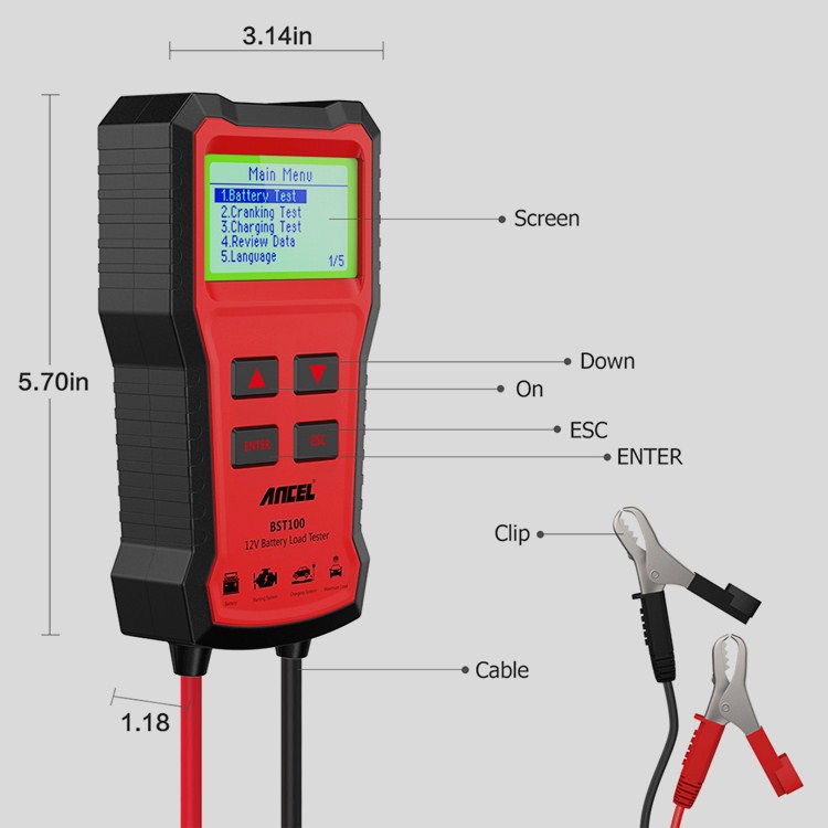 Title 4, Automotive battery tester Fast and accurate dia...