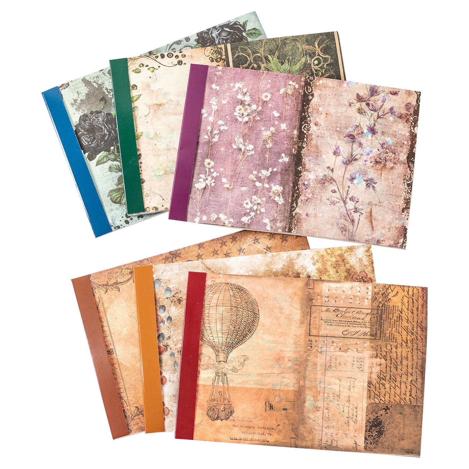 Mysterious Manual Series Retro Hand Account DIY Material Decoration Base