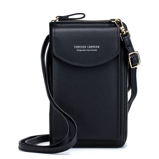 Multifunctional Clutch Fashion Shoulder Messenger Bag Black - Shop at LoveMi