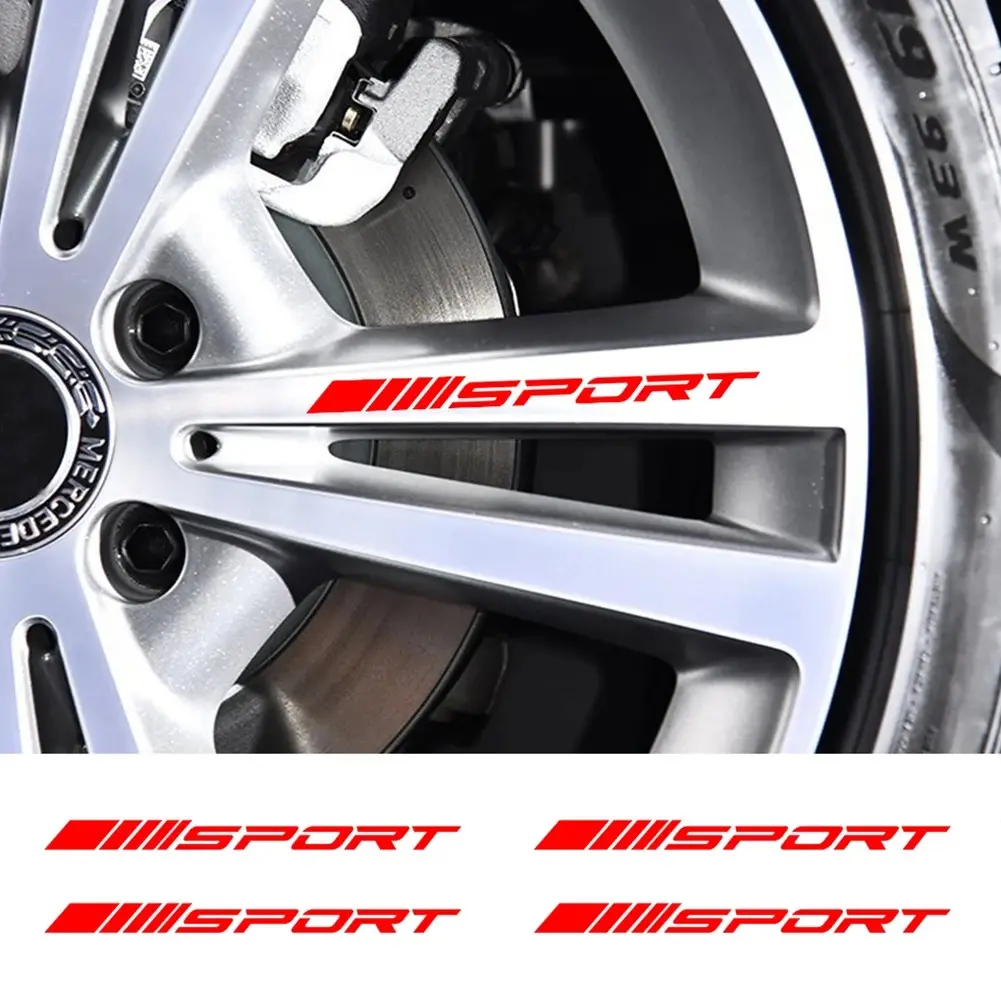 Car Rim Stickers Rearview Mirror Door Handle