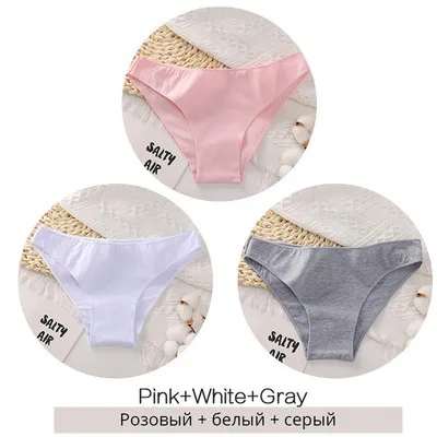 Ladies Fashion Personality Three Piece Panty Set - K