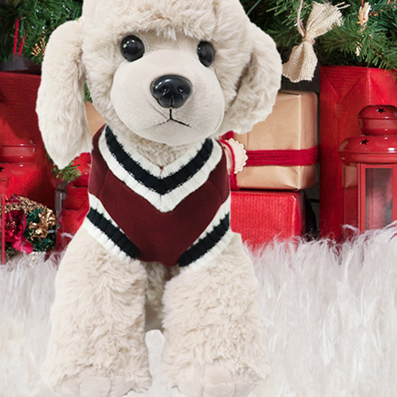 Pet Autumn And Winter Knitted V-neck College Vest