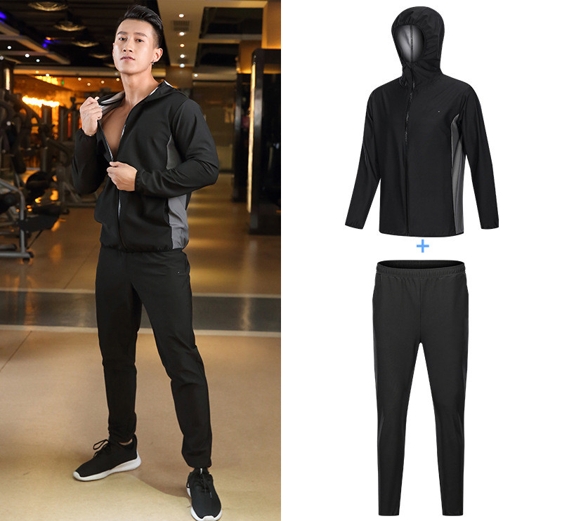 Sweatshirt Men's Set Sports Large Size