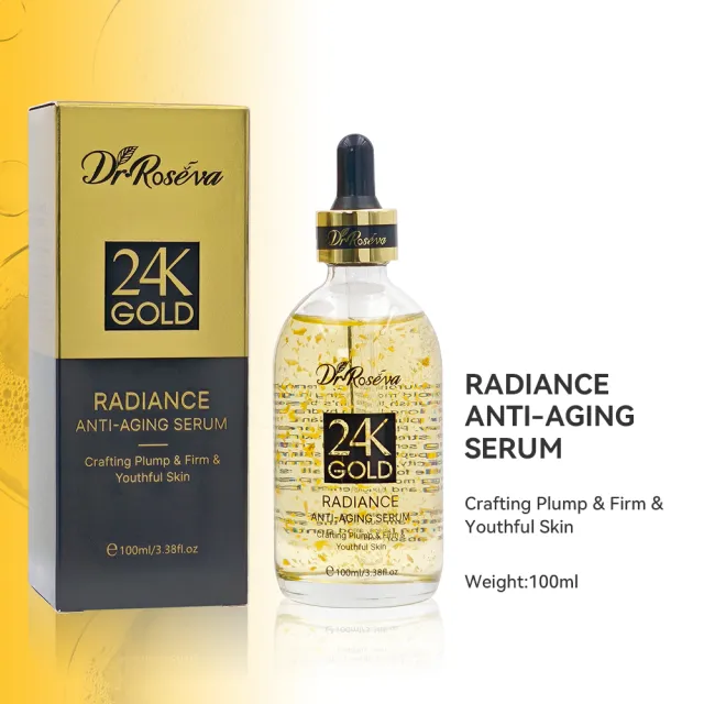 DR.ROSEVA 24K Gold Radiance Luxury Set Brightening & Firming Skincare Gift Box With Hyaluronic Acid Niacinamide Serum Serum - Shop at LoveMi