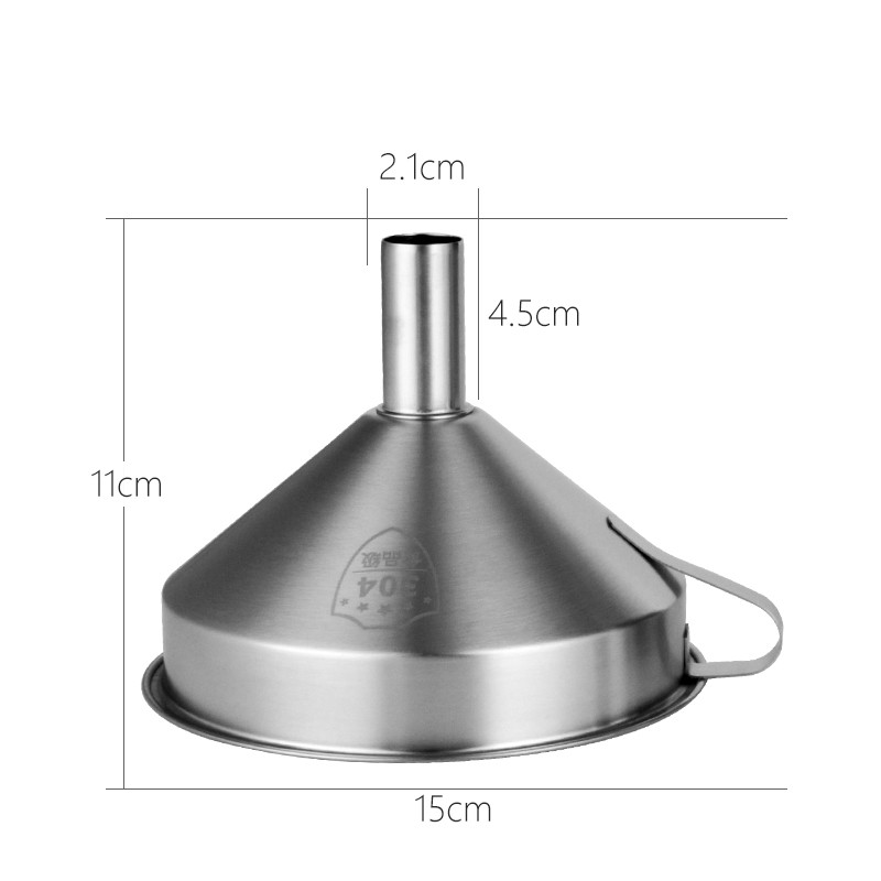 Title 5, 304 stainless steel funnel