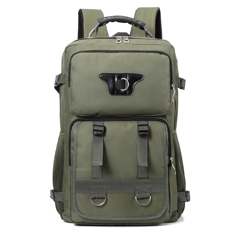 Title 5, Mens Multi-functional Canvas Backpack with Lar...