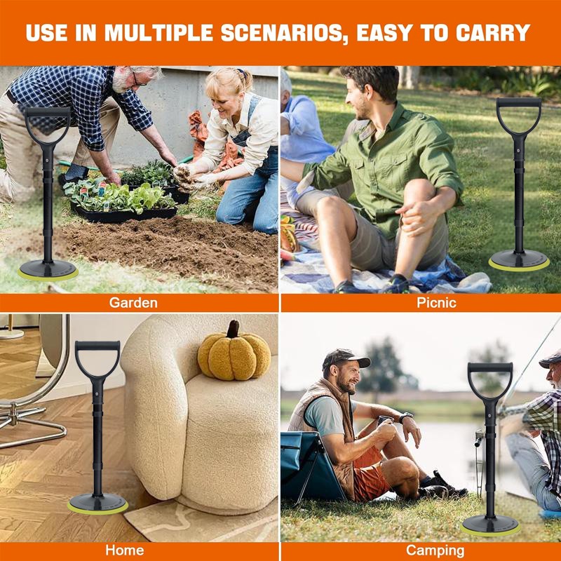 Mobility Aids Tool Adjustable Standing Assist Devices With Base For Seniors UK 4