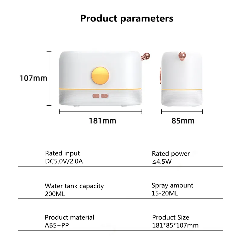 Simulation Flame Usb Humidifier Home Desktop Fragrance