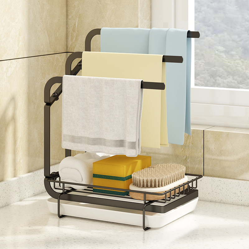 Title 4, Kitchen Removal Wipe Rack Countertop Sink Drain