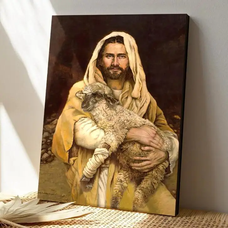Bound Broken Heart Canvas Frame Painting Decorative Nordic Jesus
