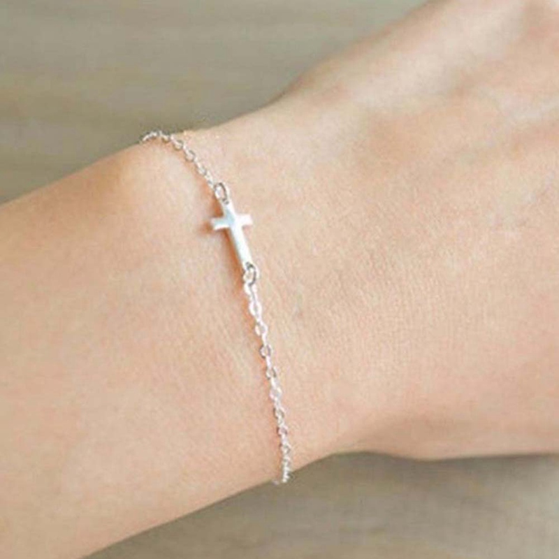 Creative Jewelry Fashion Simple And Exquisite Tiny Cross Bracelet