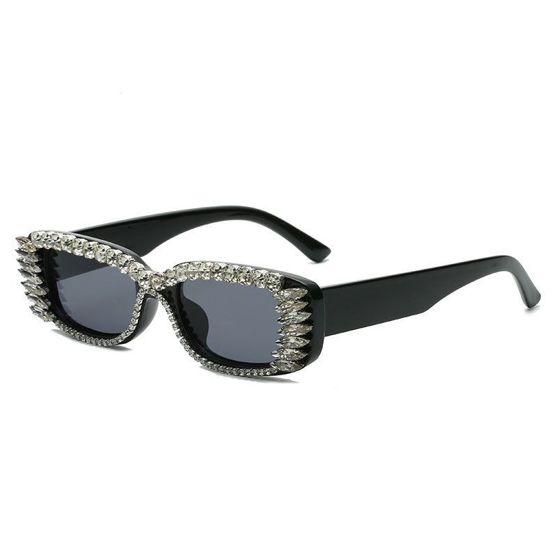 Title 1, Fashion Diamond-studded Sunglasses Small Squar...