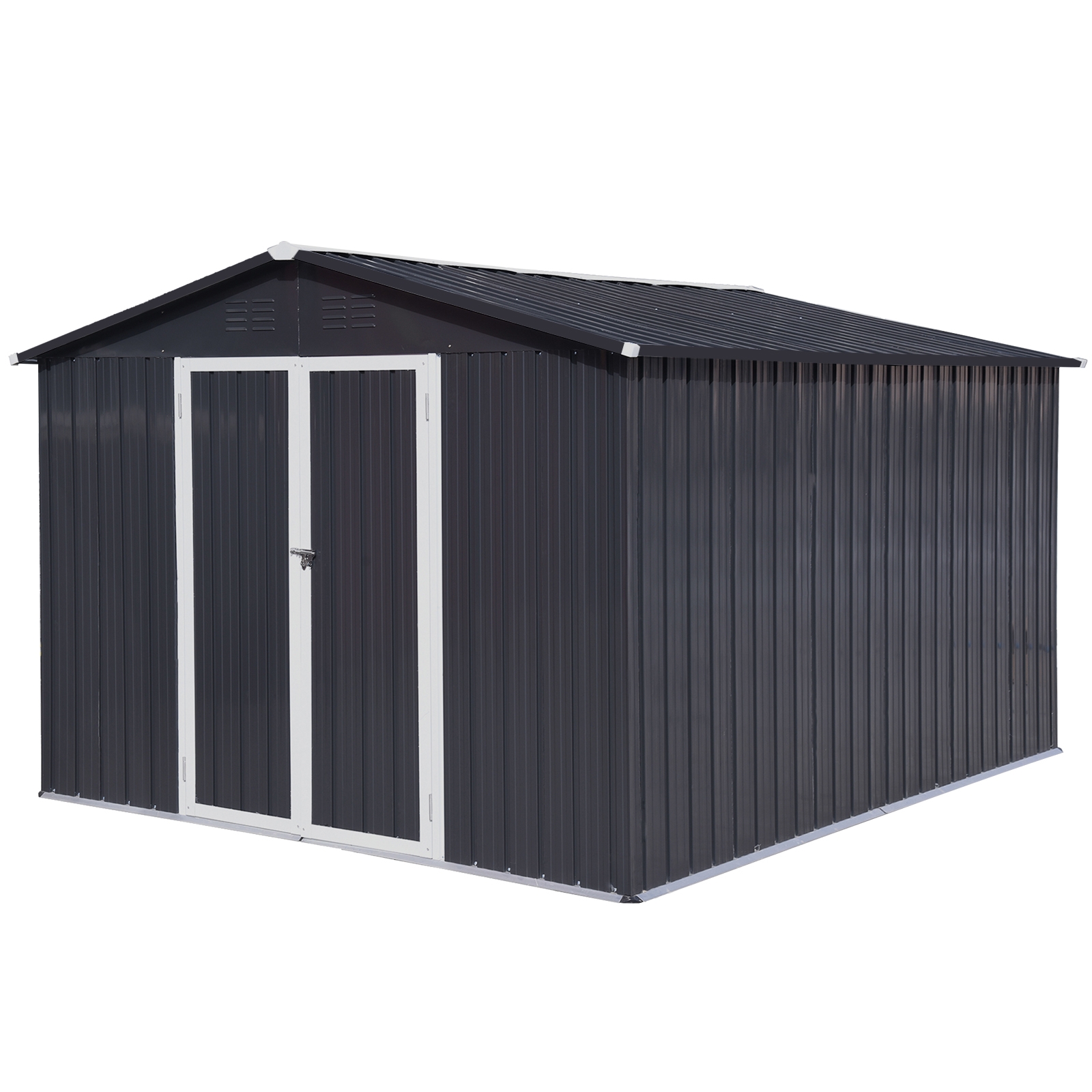 Metal garden sheds 10ftx8ft outdoor storage sheds 