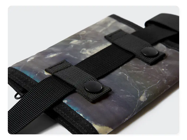 Irregular Personality Laser Reflective Crossbody Chest Bag
