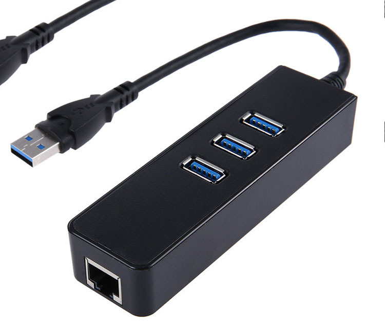1000m3-port Hub3.0GigabitNetworkCard Hub Hub - Image 2