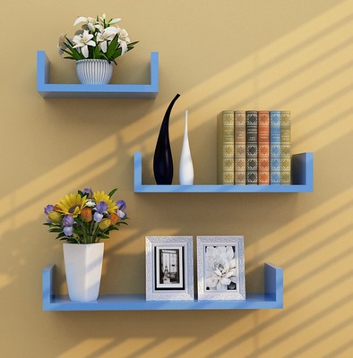 U-Shaped Wall Shelf, Set of 3, picture 6 of 8
