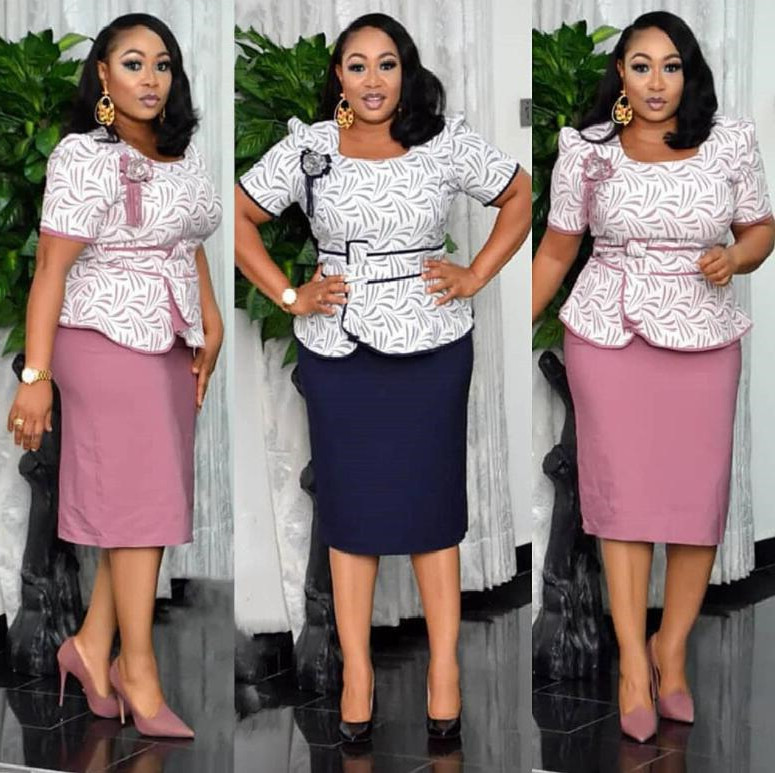 Round Neck Print Commuter Irregular Top Hem Wrap Dress