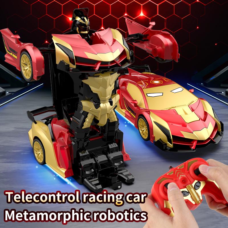 Iron Man Transforming Robot Car  Alloy Toy For Boys With Crash-to-Transform Feature,Self-pickup Only. image 9