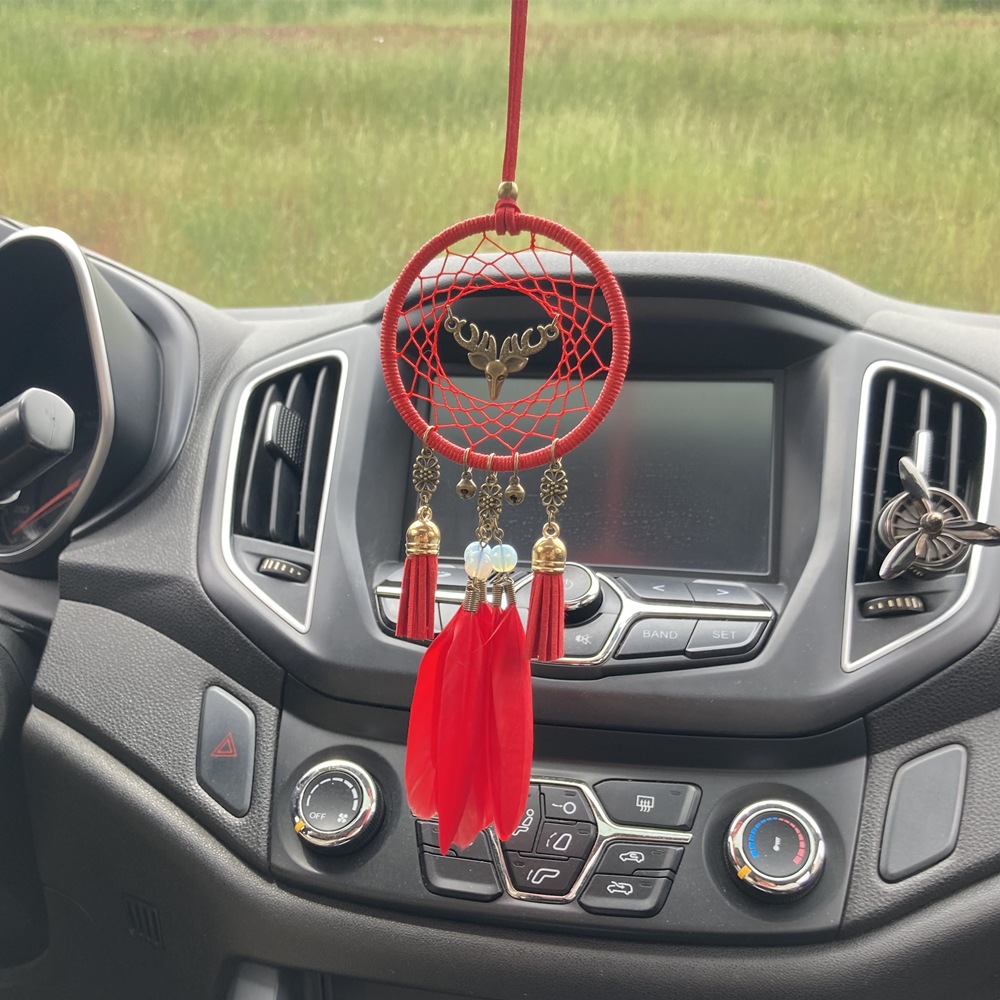 Title 6, Dreamcatcher Automobile Hanging Ornament Feather