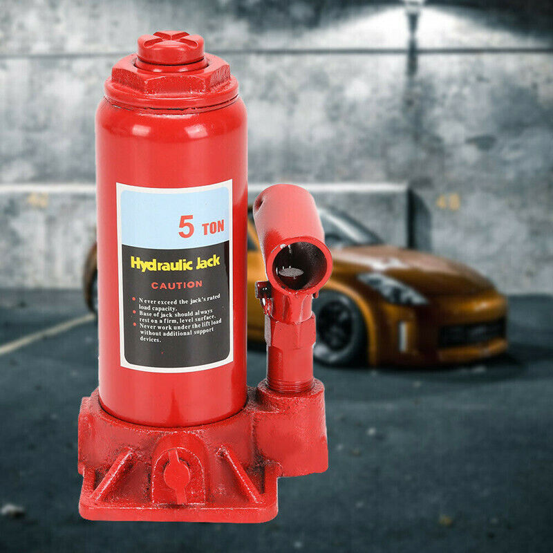 5 Ton Bottle Jack Heavy Duty Hydraulic Lifting Ram Car Van Boat Truck Caravan UK