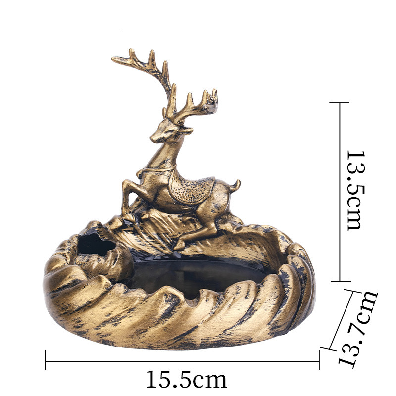 Plum deer bronze