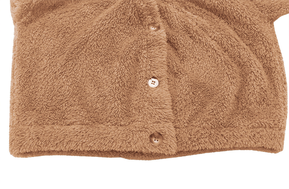 Title 12, Cardigan en peluche double face pour femmes eur...