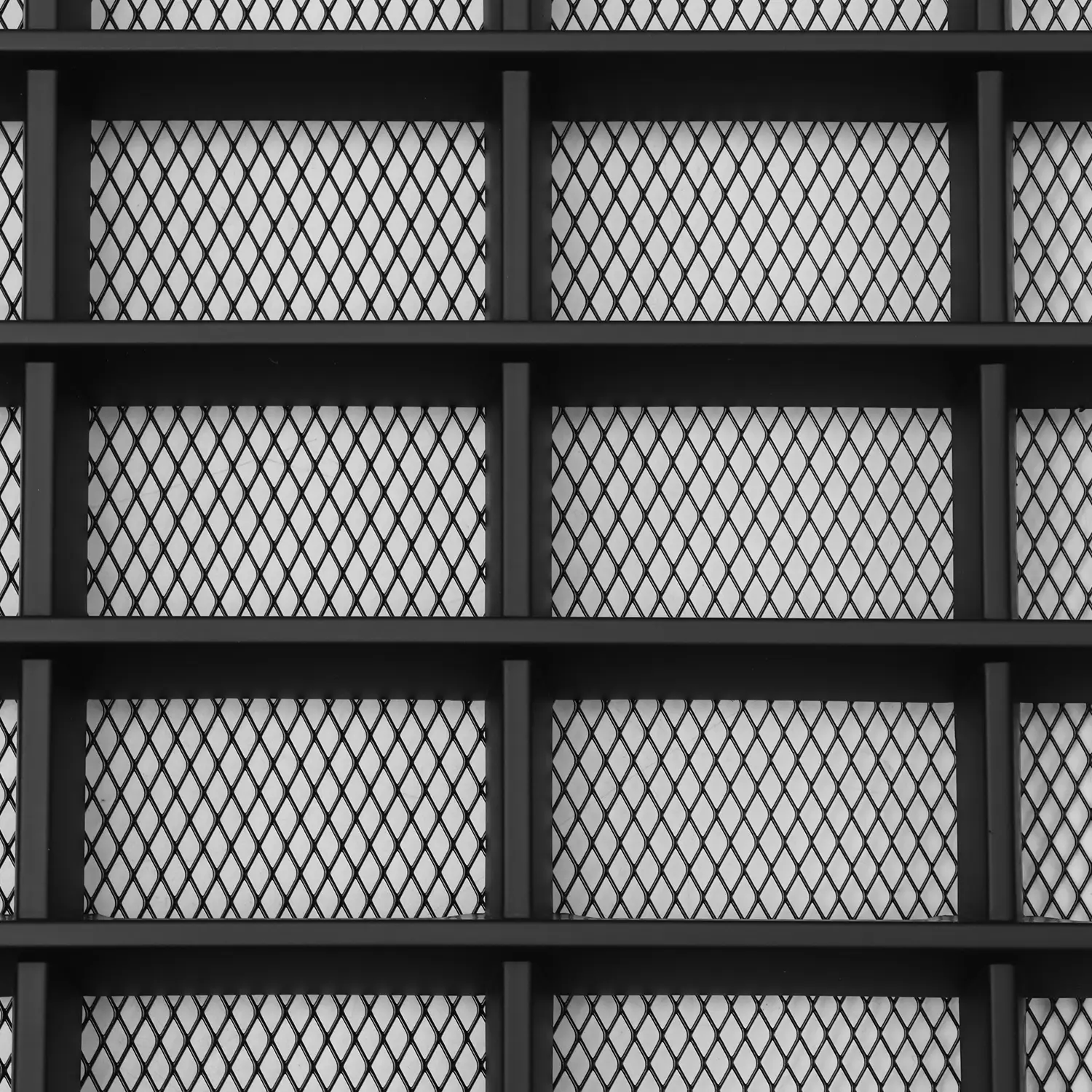 Fits 2004-2017 Volvo VNL Black Chrome Front Grille, With Lighting And Bug Net