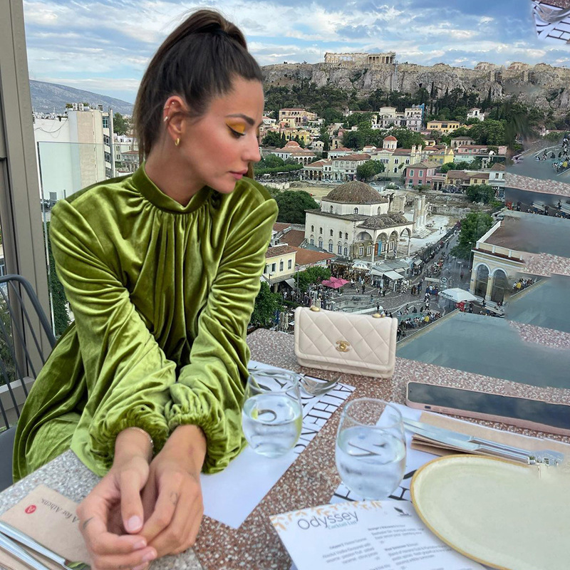 New Autumn Long-sleeved Sexy Backless Dress