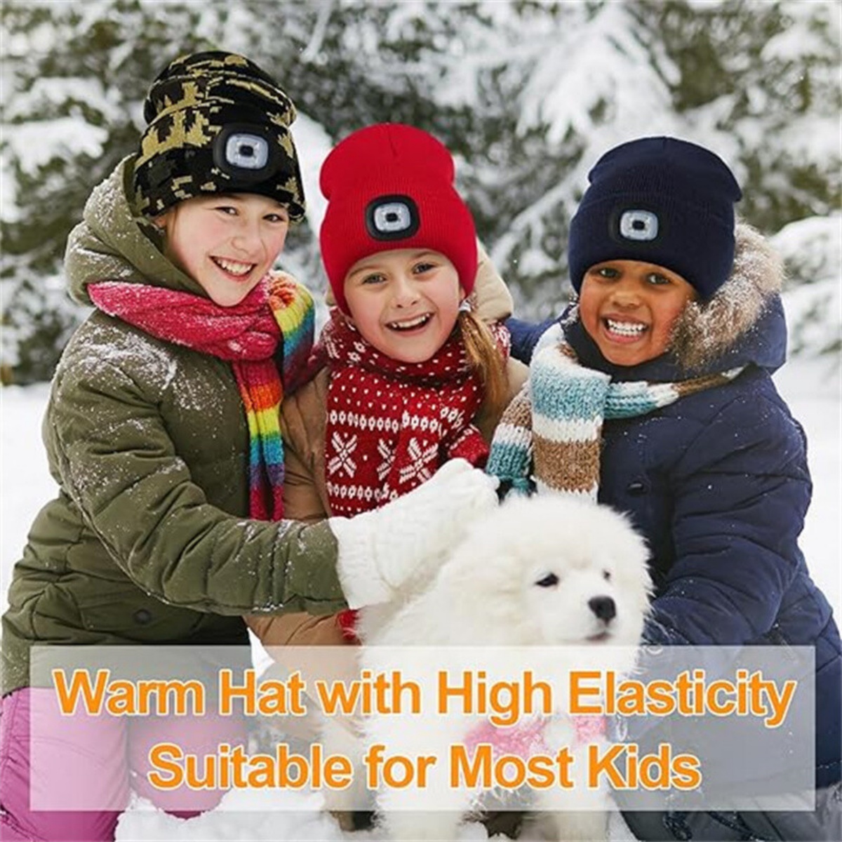 LED Beanie Hats Rechargeable Unisex High Powered Head Lamp Torch Light Cap - Women's Clothing