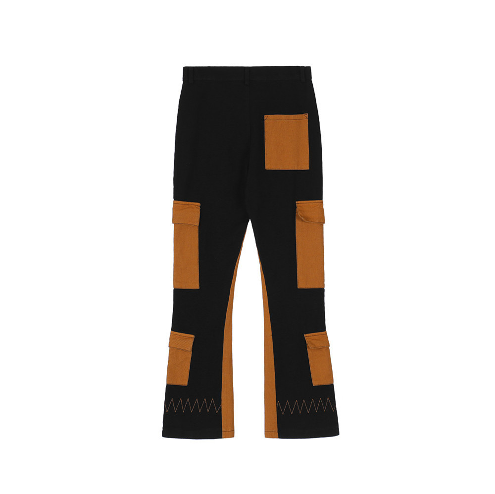 Multi-pocket Contrast Stitching Jeans