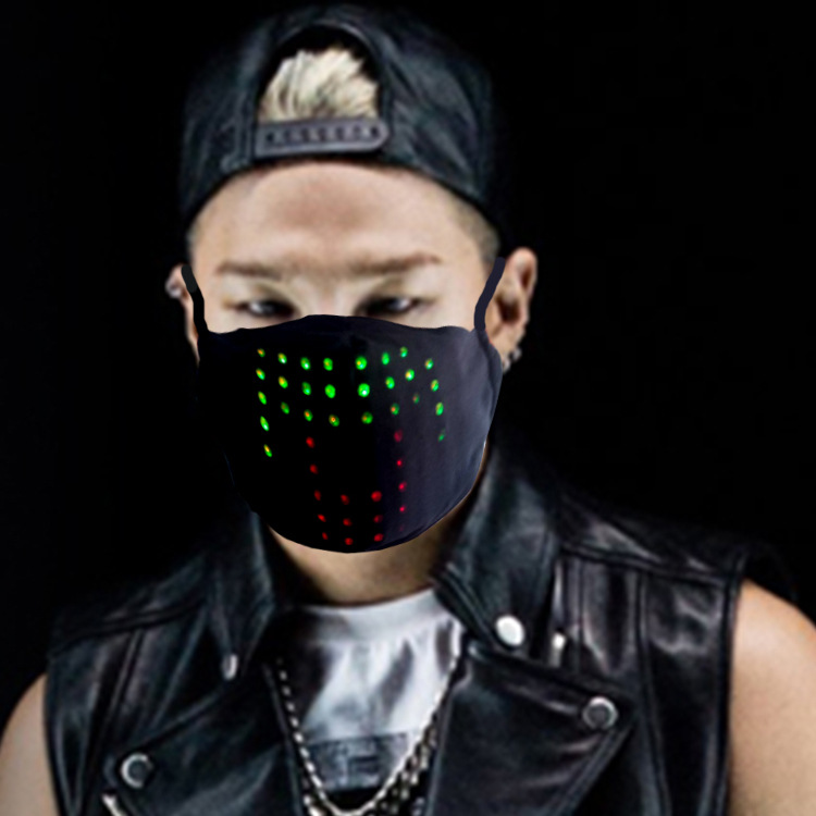 Светодиодный дисплей Светящаяся маска голосового управления Party Voice