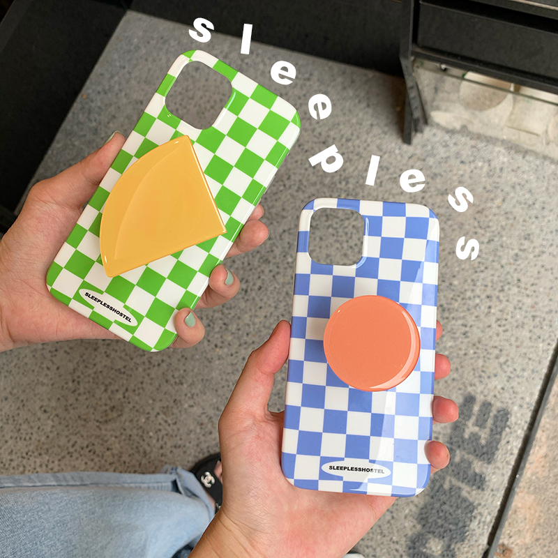 Irregular Checkerboard Telescopic Mobile Phone Holder - Image 10