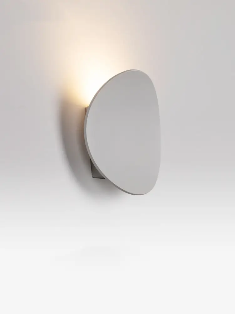 Wall Lamp LED Simple Round White Balcony Background Bedroom