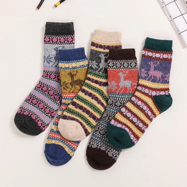 Thick Needle And Thread Thickened Warm Wool Socks Shape7 - Shop at LoveMi