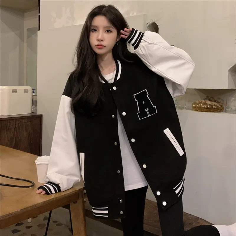 New Loose and Slim Tops Long-sleeved Jackets Short Coats