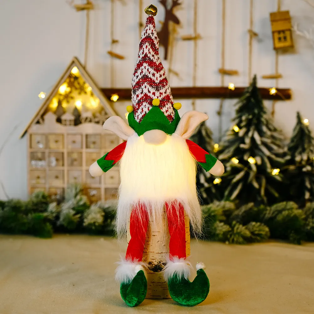 Rudolph Doll With Christmas Elf With Lights – image 5