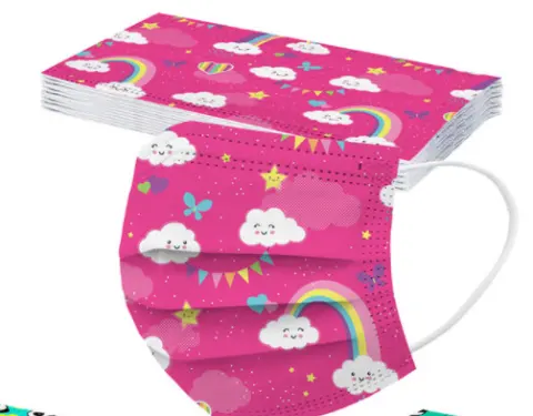 Three-layer Non-woven Fabric Children's Protective Mask Meltblown