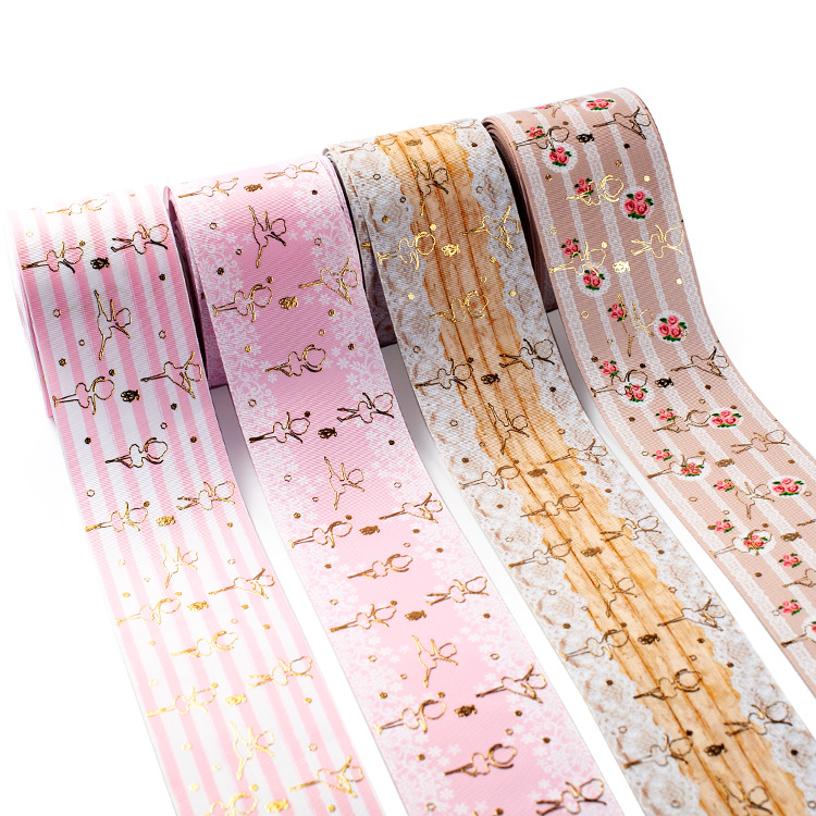 Title 1, Lace Style Gilding Ribbon Printing European Cla...