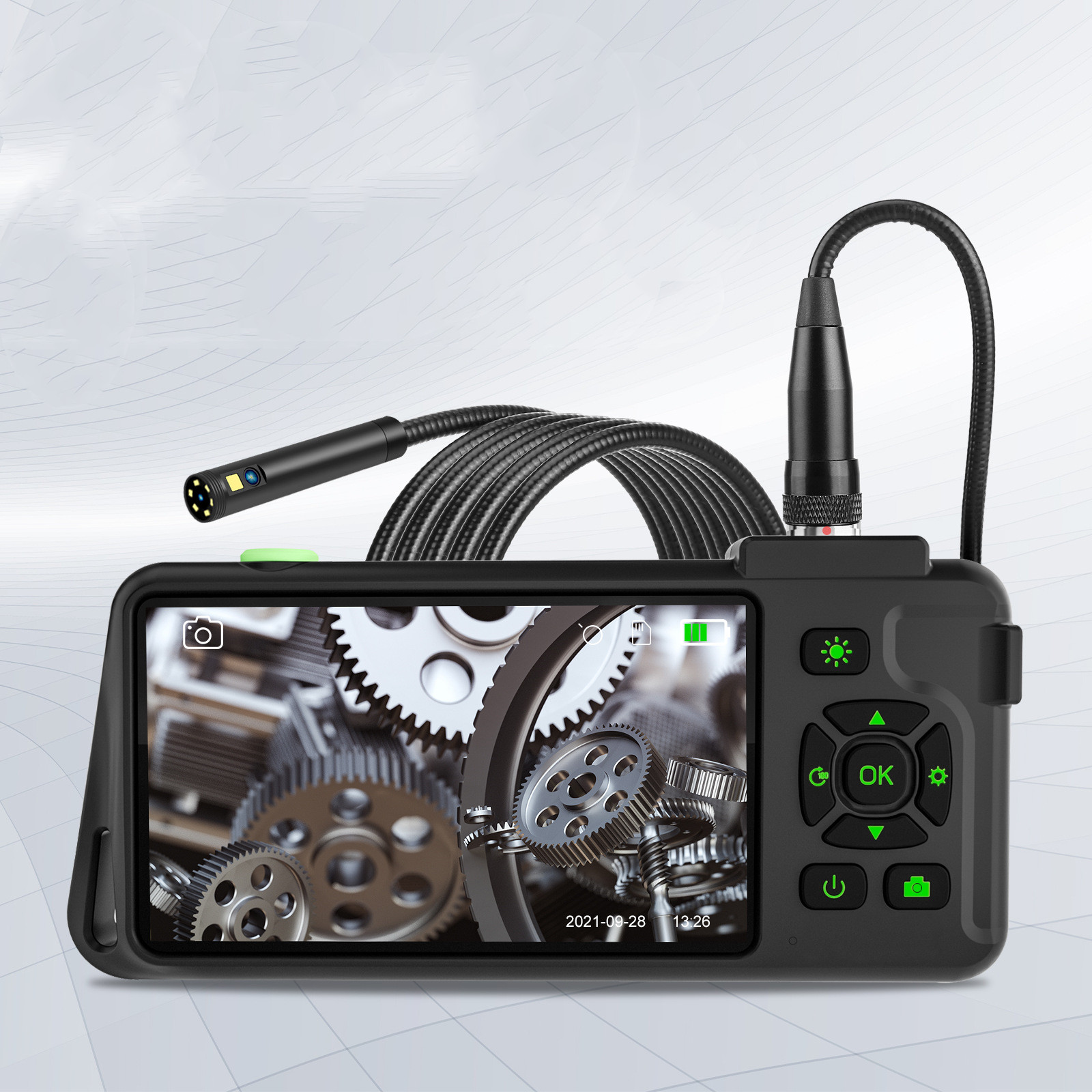 Portable Handheld Industrial Endoscope For Automotive Pipelines 4.5 Inches — foto 4