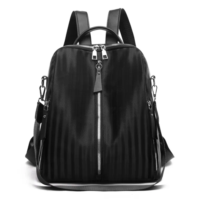 Lightweight And Large capacity Ladies Leisure Travel Backpack Black - Shop at LoveMi