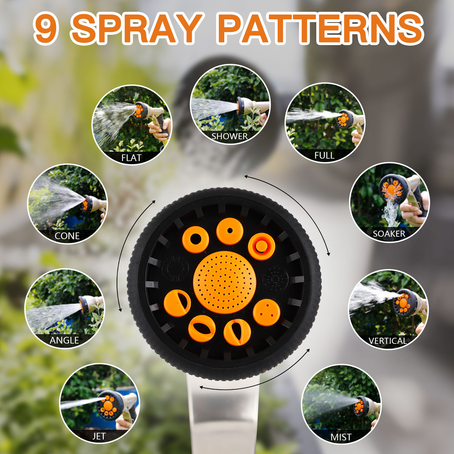 home-fashion-simple-9-function-garden-hose-spray-gun