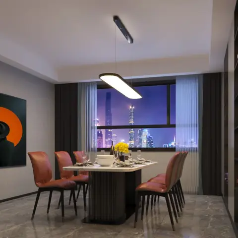 Modern Simple Creative Strip Bar Led Office Lighting Restaurant