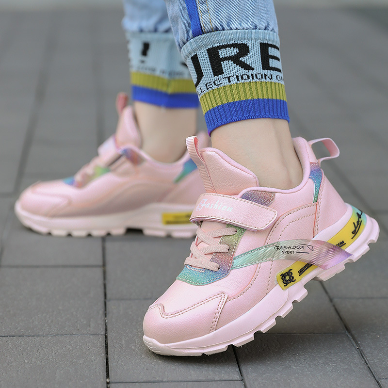 Fashion Sports Shiny Student Running Shoes - Image 3