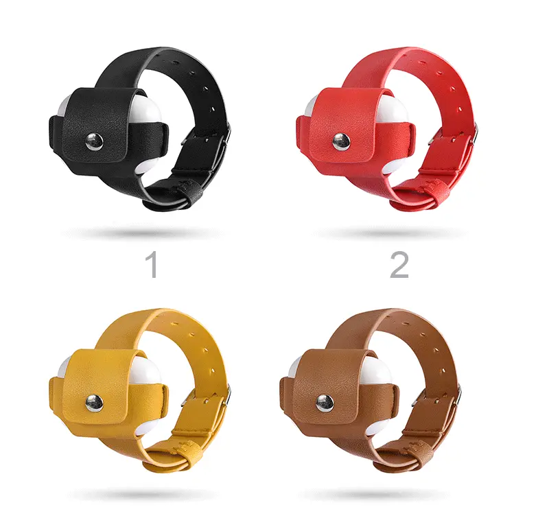 Leather Case Earphone Protective Shell Armband Type