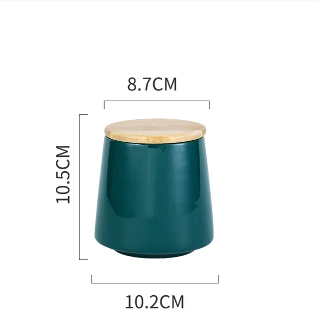 Nordic Ceramic Tank Multigrain Storage Green - Shop at LoveMi