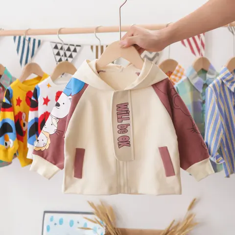 XY2068 Spring and Autumn Baby Boy Girl Cute Coat