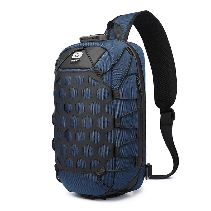 New Sports Chest Bag Black Fashion Messenger