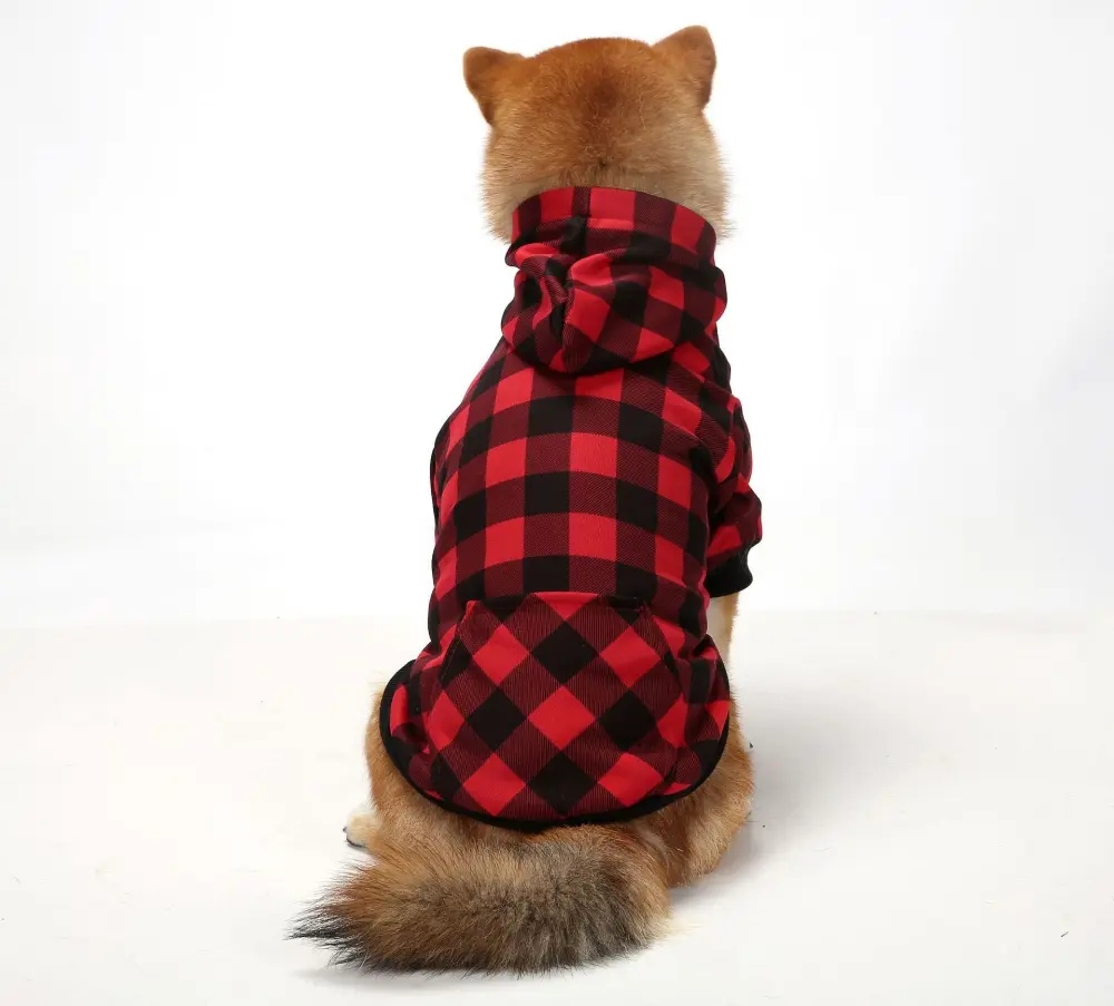 New Christmas Dog Clothes Thickened