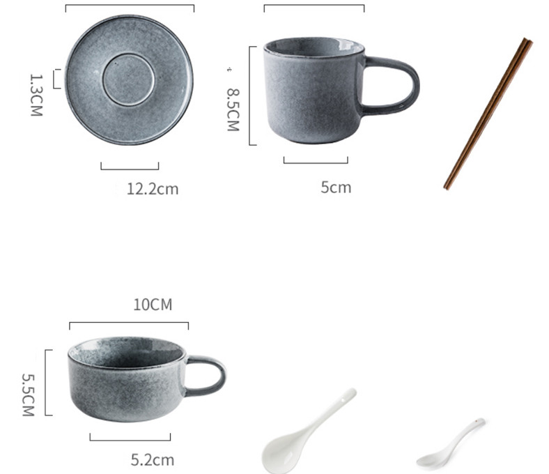 Porcelain Retro Personality Creative And Dishes